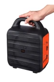 ULTRATEKNO GTS-1768 10W 6,5 inç Ampul ve El Fenerli Bluetooth Hoparlör Güneş Panelli Powerbank Kamp Hoparlörü - 8