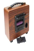 ULTRATEKNO M-2027BT Gerçek Ahşap Eskitme Kaplama Radyo Fm Am Sw USB Tf Aux Destekli Bluetooth Hoparlör - 4