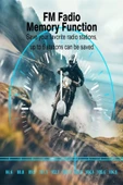 ULTRATEKNO Yeni Model Maxto MX2 Intercom Motosiklet Kask Hoparlörü Bluetooth Intercom Hi-Fi Ses IPX6 - 5
