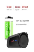ULTRATEKNO Maxto M2 Su Geçirmez Motosiklet Kask Kulaklık Intercom - 3