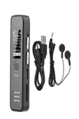 Roxy Dijital Mini Ekranlı 32GB Ses Kayıt Cihazı MP3 Çalar Ders Kaydı Röportaj Kaydı Dinleme1 Cihazı - 8