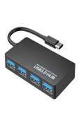 ULTRATEKNO USB Type C Hub 4 Port 3.0 USB Çoklayıcı Type-C USB 3.0 Çoklayıcı - 1