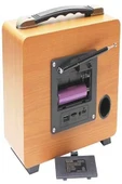 ULTRATEKNO M-2027BT Gerçek Ahşap Eskitme Kaplama Radyo Fm Am Sw USB Tf Aux Destekli Bluetooth Hoparlör - 6