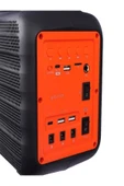 ULTRATEKNO GTS-1768 10W 6,5 inç Ampul ve El Fenerli Bluetooth Hoparlör Güneş Panelli Powerbank Kamp Hoparlörü - 2