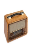 ULTRATEKNO R-2066BT Nostaljik Radyo Gerçek Ahşap Eskitme Bluetooth Hoparlör Mp3 Çalar Müzik Kutusu - 3