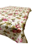 Vip Home Concept Market Ürünleri  Masa Örtüsü Takımı 120x190 Cm (ingiliz Gülü)yıkanabilir Vip Masa Örtüsü thumbnail 1