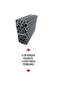 Vip Home Concept Market Ürünleri  Katlanır Yer Yatağı Sünger Yatak 80x180 Karaçatı 8 Cm - 2