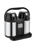 Çelik Termos 5 Lt Çiftli İkili Pompalı CKR2027 - 2