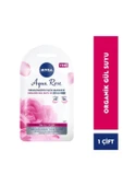 NIVEA Aqua Rose Organik Gül Suyu İçerikli Nemlendirici Göz Maskesi, Hyaluron, Koyu Halka, Göz Torbası thumbnail 1