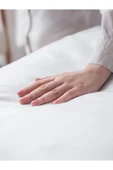 Güpür Detaylı Çift Kişilik Beyaz Çarşaf 2 Yastık Kılıfı 240x260cm - 5
