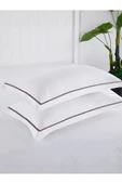 Güpür Detaylı Çift Kişilik Beyaz Çarşaf 2 Yastık Kılıfı 240x260cm - 3