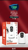 İç mekan için 2.4 Wifi bağlantısıçift lensnli, 2 MP 1080 HP ful HD kamera - 1