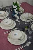 Farika Porselen Hazeran 24 Parça 6 Kişilik Porselen Yemek Takımı - 2
