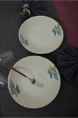 Farika Porselen Hazeran 23cm 2'li Porselen Salata Tabağı - 2