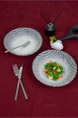 Farika Porselen Dalmaçya 23cm 2'li Porselen Salata Tabağı - 3