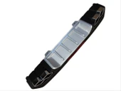 CIVIC FC5 2016-2021 IÇIN UYUMLU DIFUZOR KARE EGZOZ SILVER thumbnail 1