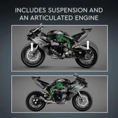 LEGO Technic Kawasaki Ninja H2R Motosiklet Oyuncak 42170 - 3
