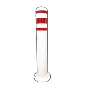 Kaldırım Park Engelleyici Sabit Park Dubası Otopark Sabit Park Bariyeri 80 cm Beyaz - 1