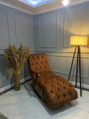 Puffy Kumaş Sallanan Dinlenme Koltuğu & Tv Koltuğu ( Yastıksızdır ) DEMONTE - 3