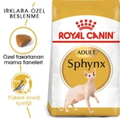 Royal Canin Sphynx Yetişkin Kedi Maması 2 kg thumbnail 2