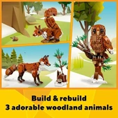 LEGO Creator 3'ü 1 Arada Orman Hayvanları: Kızıl Tilki Oyuncak 31154 - 2