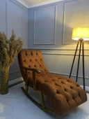 Puffy Kumaş Sallanan Dinlenme Koltuğu & Tv Koltuğu ( Yastıksızdır ) DEMONTE - 2