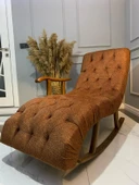 Puffy Kumaş Sallanan Dinlenme Koltuğu & Tv Koltuğu ( Yastıksızdır ) DEMONTE - 5