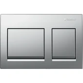 Geberit Alpha35 Kumanda Kapağı Çift Basmalı, Parlak Krom, 115.045.21.5 - 1