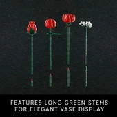 LEGO Icons Gül Buketi - Ev Dekoru Yapay Çiçekler - 5
