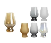 Mikasa Moor Lüster Mat Mix 6'lı Ayaklı Cam Bardak 170ml P361.101623 - 1