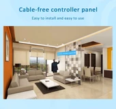 LED koşu ışıkları şerit cob 3000K Wifi App kontrolü 12-24V takip ışığı su koçanı oda dekoratif aydınlatma anahtarı dokunmatik tuş - 12