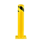 Kaldırım Sabit Bariyer Demir Duba Metal Park Demiri Otopark Bariyer 76mm 50 cm 2.5mm Mavi - 3