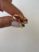 KALPLI KUPE MINELI RODYUM KAPLAMA 18K (rose gold ) thumbnail 8