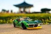 Street Fighter 1:24 1969 Chevrolet Corvette Stingray ZL1 ve Cammy Figürü - 6