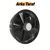 Havalandırma Aspiratörü Fanı 170 W Trifaze Kirli Hava Kötü Koku Tahliye Metal Fan Vantilatör 600 mm - 4