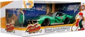 Street Fighter 1:24 1969 Chevrolet Corvette Stingray ZL1 ve Cammy Figürü - 4