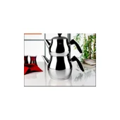 Hisar Optima Siyah Çelik Çaydanlık Paslanmaz Çelik (TEŞHİR) - 2