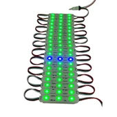 Samsung RGB LED 3'lü modül WS2811 Bireysel Adreslenebilir Işık 5050 SMD DC 12V Su Geçirmez IP65 Mağaza Pencere vitrin yapışkanlı - 5