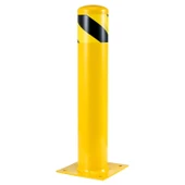 Kaldırım Sabit Bariyer Demir Duba Metal Park Demiri Otopark Bariyer 76mm 50 cm 3mm Sarı - 2