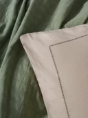 Cotton Box  Çift Kişilik Yatak Örtülü Pike Takımı Natura Vilo Yeşil thumbnail 4