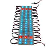 Samsung RGB LED 3'lü modül WS2811 Bireysel Adreslenebilir Işık 5050 SMD DC 12V Su Geçirmez IP65 Mağaza Pencere vitrin yapışkanlı - 1