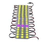 Samsung RGB LED 3'lü modül WS2811 Bireysel Adreslenebilir Işık 5050 SMD DC 12V Su Geçirmez IP65 Mağaza Pencere vitrin yapışkanlı - 3