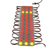 Samsung RGB LED 3'lü modül WS2811 Bireysel Adreslenebilir Işık 5050 SMD DC 12V Su Geçirmez IP65 Mağaza Pencere vitrin yapışkanlı - 7