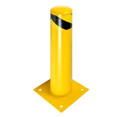 Kaldırım Sabit Bariyer Demir Duba Metal Park Demiri Otopark Bariyer 76mm 50 cm 3mm Sarı - 5
