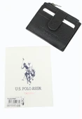 Plcuz 7657 U.S.Polo Assn.Hakiki Deri  Erkek Kartlık-Siyah - 1