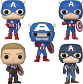 Funko Pop! Marvel Kaptan Amerika Çağlar Boyu 5li Paket Figür - 2