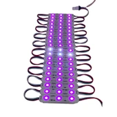 Samsung RGB LED 3'lü modül WS2811 Bireysel Adreslenebilir Işık 5050 SMD DC 12V Su Geçirmez IP65 Mağaza Pencere vitrin yapışkanlı - 6