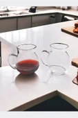 6'lı Keyfi Ala Borosilikat Cam Kulplu Çay Bardağı 220ml Bardak - 4