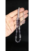KEDİGÖZÜ TESBİH SİYAH RENKLİ KÜRE KESİM HEDİYE T-334 - 1