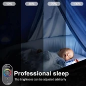 Dokunmatik Kumandalı RGB Şerit Led Kontrol Devresi cihaz 644-TOU-RF-RGB18A Siyah 432W 12-24V uzaktan kumanda RF - 6